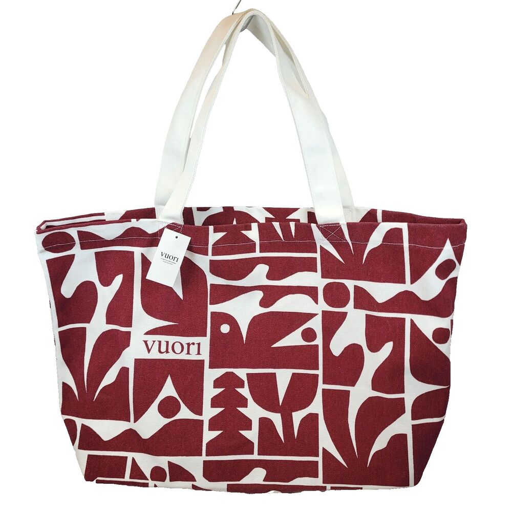 NEW Vuori Oversized Tote Bag Holiday 2025 Limited Edition Strawberry GymXL